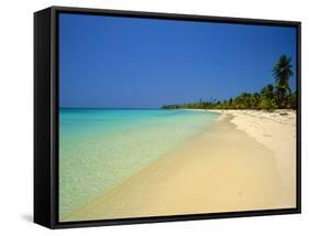 West Bay at the Western Tip of Roatan, Largest of the Bay Islands, Honduras, Caribbean, West Indies-Robert Francis-Framed Stretched Canvas