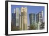 West Bay Buildings, Doha, Qatar, Middle East-Jane Sweeney-Framed Photographic Print