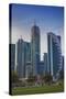 West Bay Buildings, Doha, Qatar, Middle East-Jane Sweeney-Stretched Canvas