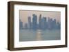 West Bay Central Financial District from East Bay District, Doha, Qatar, Middle East-Frank Fell-Framed Photographic Print