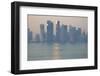 West Bay Central Financial District from East Bay District, Doha, Qatar, Middle East-Frank Fell-Framed Photographic Print