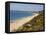 West Beach and Cliffs, Bournemouth, Poole Bay, Dorset, England, United Kingdom, Europe-Rainford Roy-Framed Stretched Canvas