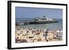 West Beach and Pier with Calm Sea, Bournemouth, Dorset, England, United Kingdom, Europe-Roy Rainford-Framed Photographic Print