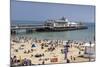 West Beach and Pier with Calm Sea, Bournemouth, Dorset, England, United Kingdom, Europe-Roy Rainford-Mounted Photographic Print