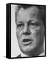 West Berlin Mayor Willy Brandt During Election Rally-Stan Wayman-Framed Stretched Canvas