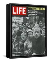 West Berliners Stand their Ground, August 25, 1961-Hank Walker-Framed Stretched Canvas