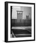 West Berliners Standing on a Sightseeing Platform on the West Side of the Wall-Ralph Crane-Framed Photographic Print