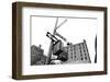 West Broadway and Franklin Street (b/w)-Erin Clark-Framed Art Print