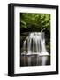 West Burton Waterfall in Summer-Mark Sunderland-Framed Photographic Print