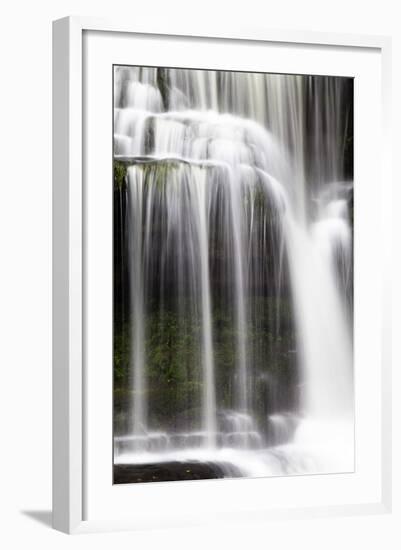 West Burton Waterfall, Wensleydale, Yorkshire Dales, Yorkshire, England, United Kingdom, Europe-Mark Sunderland-Framed Photographic Print