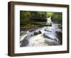 West Burton Waterfall, West Burton, Wensleydale, Yorkshire Dales National Park, Yorkshire, England,-Mark Sunderland-Framed Photographic Print