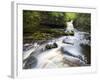 West Burton Waterfall, West Burton, Wensleydale, Yorkshire Dales National Park, Yorkshire, England,-Mark Sunderland-Framed Photographic Print