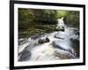West Burton Waterfall, West Burton, Wensleydale, Yorkshire Dales National Park, Yorkshire, England,-Mark Sunderland-Framed Photographic Print