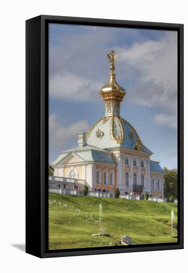 West Chapel, Peterhof, UNESCO World Heritage Site, near St. Petersburg, Russia, Europe-Richard Maschmeyer-Framed Stretched Canvas