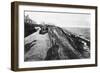 West Cliff and Gardens, Felixstowe, Suffolk, Early 20th Century-null-Framed Giclee Print