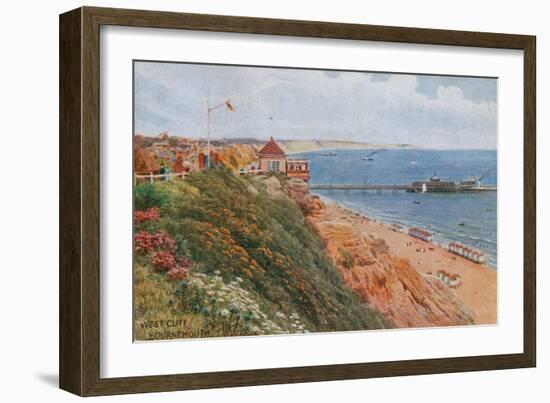 West Cliff, Bournemouth-Alfred Robert Quinton-Framed Giclee Print