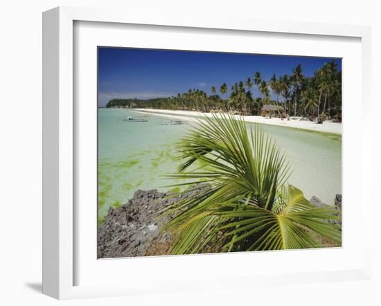 West Coast Beach, Boracay, Island off the Coast of Panay, Philippines-Robert Francis-Framed Photographic Print