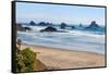 West Coast Getaway-Michael Broom-Framed Stretched Canvas