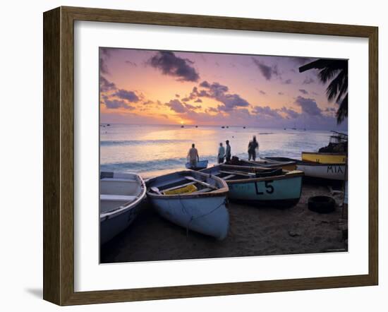 West Coast of Barbados, Caribbean-Doug Pearson-Framed Photographic Print