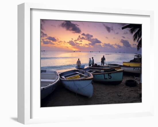 West Coast of Barbados, Caribbean-Doug Pearson-Framed Photographic Print