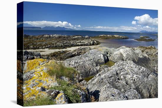 West Coast of the Scottish Highlands Looking West Towards the Small Isles-Duncan-Stretched Canvas