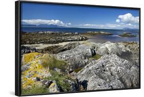 West Coast of the Scottish Highlands Looking West Towards the Small Isles-Duncan-Framed Photographic Print