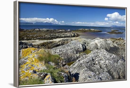 West Coast of the Scottish Highlands Looking West Towards the Small Isles-Duncan-Framed Photographic Print