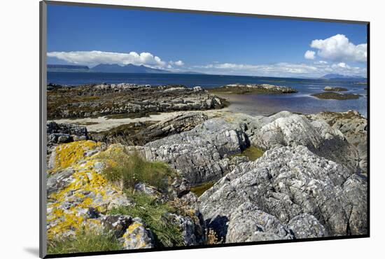 West Coast of the Scottish Highlands Looking West Towards the Small Isles-Duncan-Mounted Photographic Print