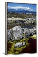 West Coast of the Scottish Highlands with the Small Isles of Rhum and Eigg on the Horizon-Duncan-Framed Photographic Print