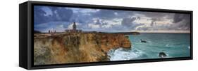 West Coast, Punta Jaguey, Faro De Cabo Rojo, Puerto Rico-Michele Falzone-Framed Stretched Canvas