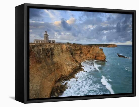 West Coast, Punta Jaguey, Faro De Cabo Rojo, Puerto Rico-Michele Falzone-Framed Stretched Canvas