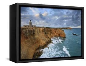 West Coast, Punta Jaguey, Faro De Cabo Rojo, Puerto Rico-Michele Falzone-Framed Stretched Canvas