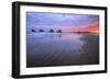 West Coast Sunrise, Bandon Beach, Oregon Coast-Vincent James-Framed Photographic Print