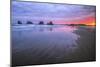 West Coast Sunrise, Bandon Beach, Oregon Coast-Vincent James-Mounted Photographic Print