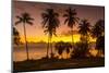 West Coast sunset, St James, Barbados, West Indies, Caribbean, Central America-Frank Fell-Mounted Photographic Print