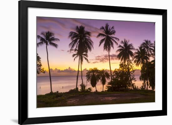 West Coast sunset, St. James, Barbados, West Indies, Caribbean, Central America-Frank Fell-Framed Photographic Print