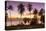 West Coast sunset, St. James, Barbados, West Indies, Caribbean, Central America-Frank Fell-Stretched Canvas