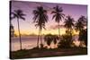West Coast sunset, St. James, Barbados, West Indies, Caribbean, Central America-Frank Fell-Stretched Canvas