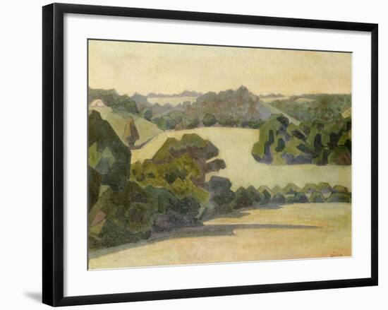 West Country Landscape-Robert Bevan-Framed Giclee Print