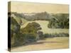 West Country Landscape-Robert Bevan-Stretched Canvas