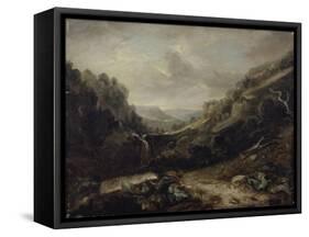 West Country Landscape-Benjamin Barker-Framed Stretched Canvas