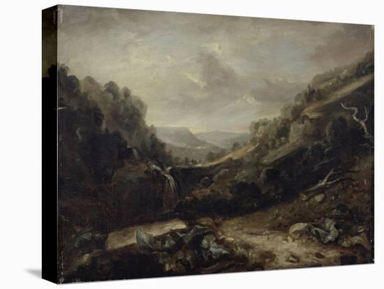 West Country Landscape-Benjamin Barker-Stretched Canvas