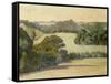 West Country Landscape-Robert Bevan-Framed Stretched Canvas