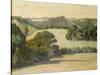 West Country Landscape-Robert Bevan-Stretched Canvas