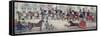 West Country Mail Carriages in Piccadilly-null-Framed Stretched Canvas