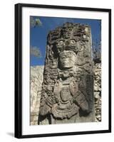 West Court, Stela P, Copan Archaeological Park, Copan, UNESCO World Heritage Site, Honduras-null-Framed Photographic Print