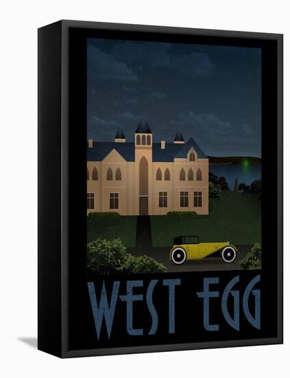 West Egg Retro Travel-null-Framed Stretched Canvas