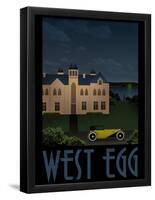 West Egg Retro Travel-null-Framed Poster