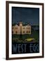 West Egg Retro Travel-null-Framed Art Print