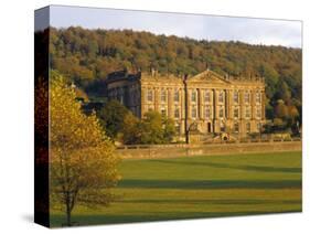 West Elevation, Chatsworth House in Autumn, Derbyshire, England-Nigel Francis-Stretched Canvas